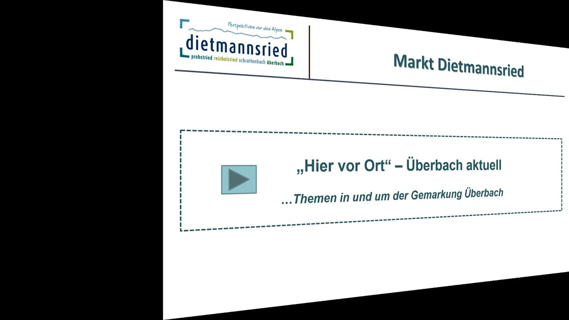 Bürgerversammlung Überbach 2024